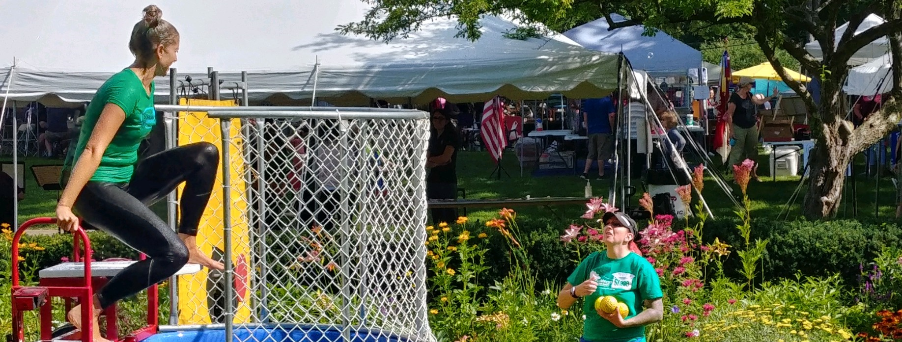 children's area-dunk tank